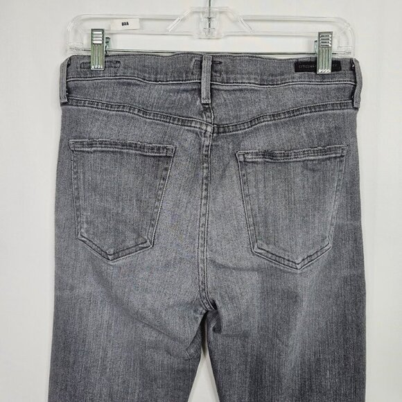 CITIZENS OF HUMANITY Rocket Crop Skinny Jeans GRAY BLACK size 28 Mid Rise Chic - Picture 10 of 10